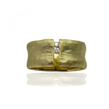 ANILLO ORO DIAMANTE 0,09 CT