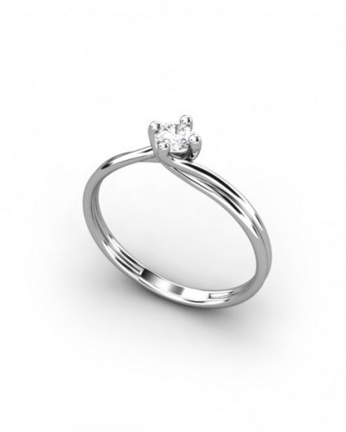 ANILLO ORO DIAMANTE 0,25 CT