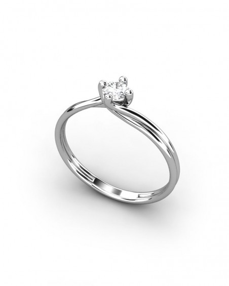 ANILLO ORO DIAMANTE 0,25 CT