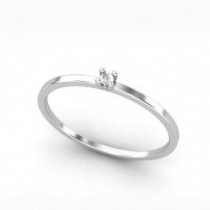 ANILLO ORO DIAMANTE 0,02 CT