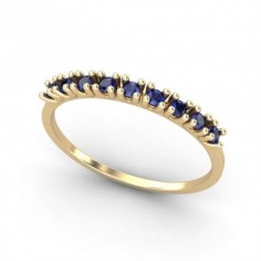 ANILLO ORO ZAFIRO