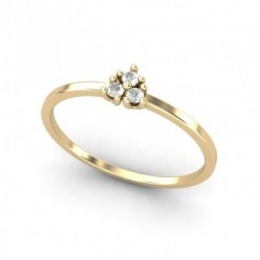 ANILLO ORO DIAMANTE 0,05 CT