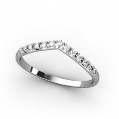 ANILLO ORO DIAMANTES 0,08 CT