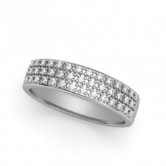 ANILLO ORO DIAMANTES 0,26 CT