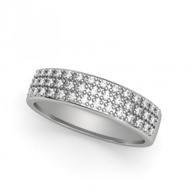 ANILLO ORO DIAMANTES 0,26 CT