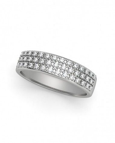 ANILLO ORO DIAMANTES 0,26 CT