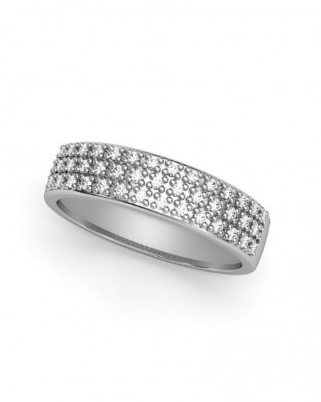 ANILLO ORO DIAMANTES 0,26 CT