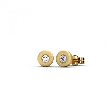 PENDIENTES ORO DIAMANTE 0,06 CT