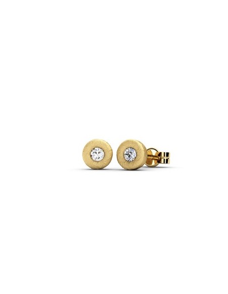 PENDIENTES ORO DIAMANTE 0,06 CT