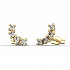 PENDIENTESS ORO DIAMANTES 0,13 CT