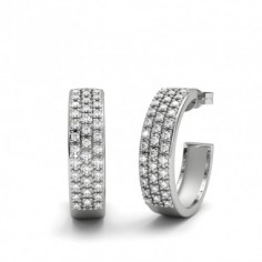 PENDIENTE ORO DIAMANTE 0,50 CT