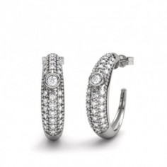 PENDIENTE ORO DIAMANTE 0,45 CT