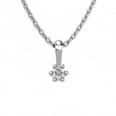 COLGANTE ORO DIAMANTE 0,10 CT