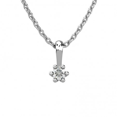 COLGANTE ORO DIAMANTE 0,10 CT