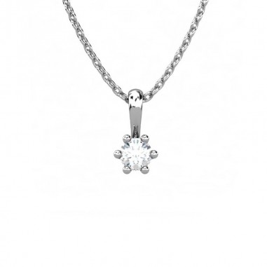 COLGANTE ORO DIAMANTE 0,25 CT