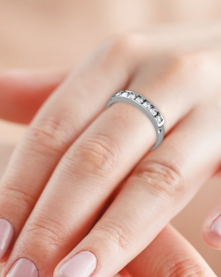 ANILLO ORO DIAMANTE 0,42 CT