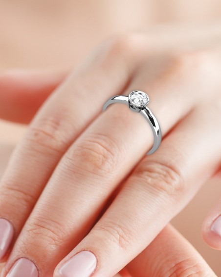ANILLO ORO DIAMANTE 0,45 CT