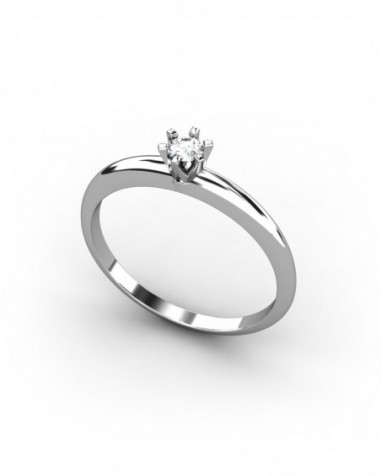 ANILLO ORO DIAMANTE 0,10 CT