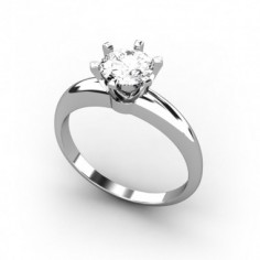 ANILLO ORO DIAMANTE 0,75 CT