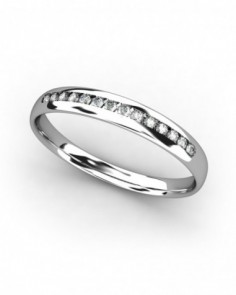 ANILLO ORO DIAMANTE 0,09 CT